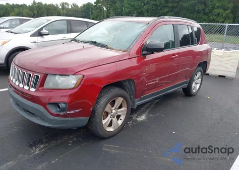 2016 Jeep Compass Sport из США, поврежденный, VIN 1C4NJDBB9GD566833